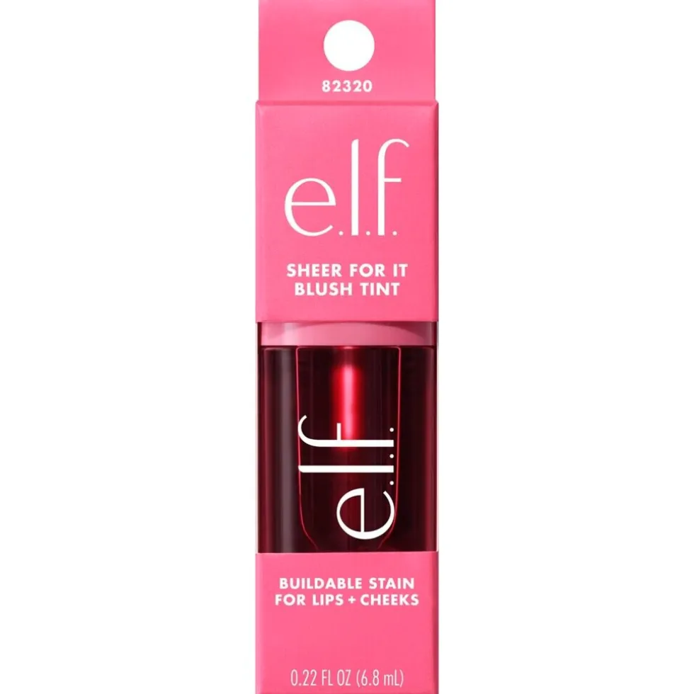 e.l.f. Sheer For It Left on Red Blush Tint