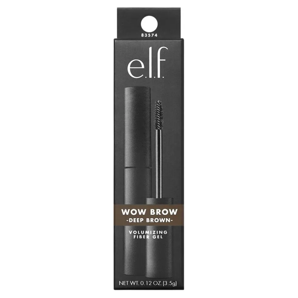 e.l.f. Wow Brow Deep Brown Volumizing Fiber Gel