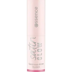 Essence Satin Glow 04 Let's Get Mauvin Luminous Shine Lipstick