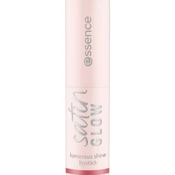 Essence Satin Glow 03 Rose And Shine Luminous Shine Lipstick