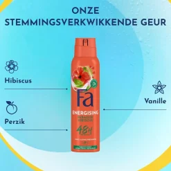 Fa Energising Paradise Hibiscus Deodorant Spray
