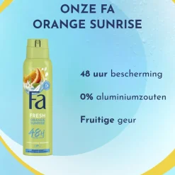 Fa Orange Sunrise Deodorant Spray