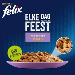 Felix Elke Dag Feest in Gelei Mix Selectie Kattenvoer
