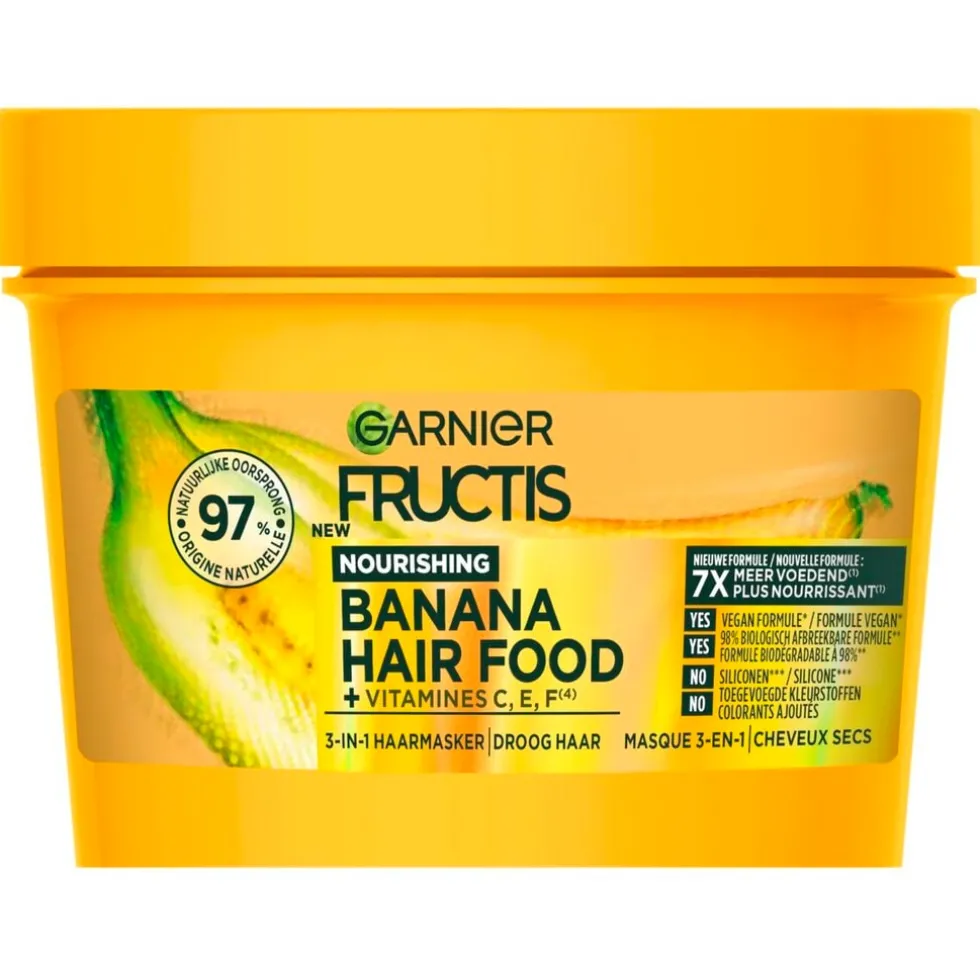 Garnier Fructis Nourishing Banana Hair Food 3-in-1 Haarmasker