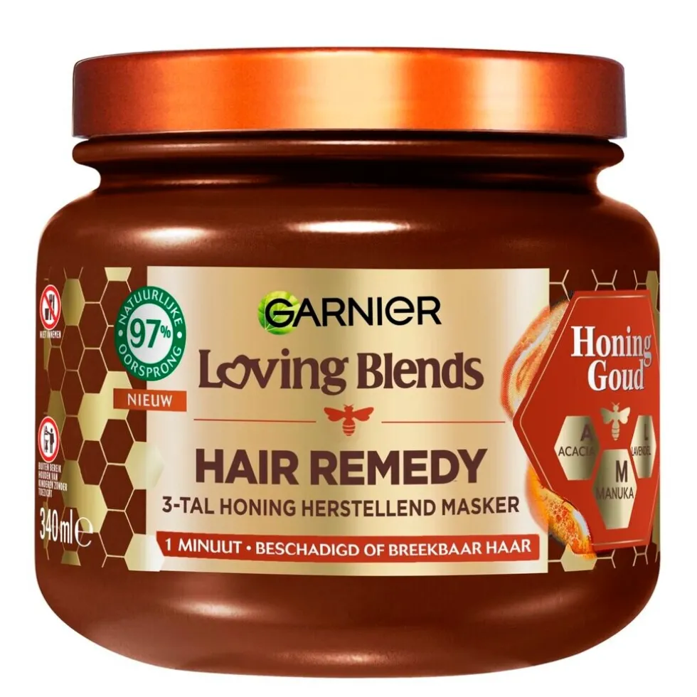 Garnier Loving Blends Hair Remedy Honing Goud Herstellend Haarmasker