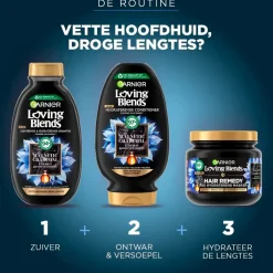 Garnier Loving Blends Magnetic Charcoal Haarmasker