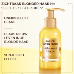 Garnier Loving Blends Sun-Kissed Chamomile & Bloemenhoning Lightening Elixir