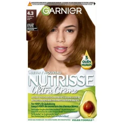 Garnier Nutrisse Ultra Crème 4.3 Goudbruin Permanente Haarkleuring