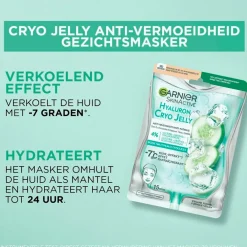 Garnier SkinActive Cryo Jelly Anti-Vermoeidheid Gezichtsmasker met Hyaluronzuur