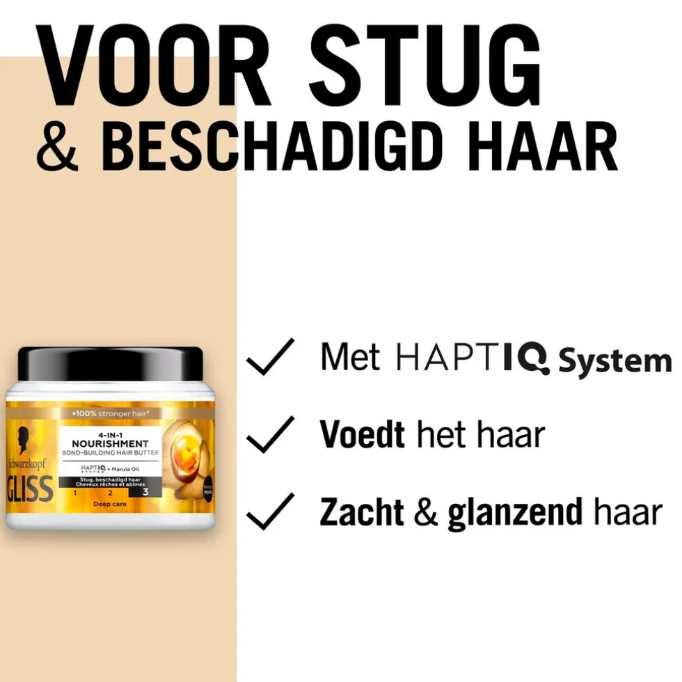 Gliss 4-In-1 Nourishment Bond-Building Haarmasker