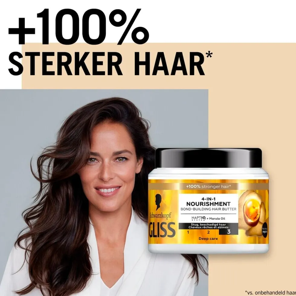 Gliss 4-In-1 Nourishment Bond-Building Haarmasker