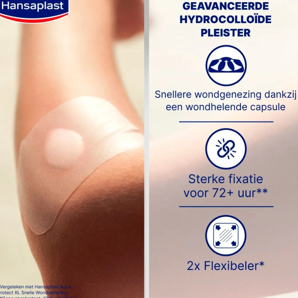 Hansaplast Expert+ Second Skin Protection XL Pleisters