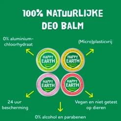 Happy Earth 100% Natural Jasmine Ho Wood Deodorant Balm
