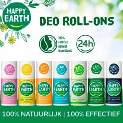 Happy Earth 100% Natural Jasmine Ho Wood Deodorant Roller