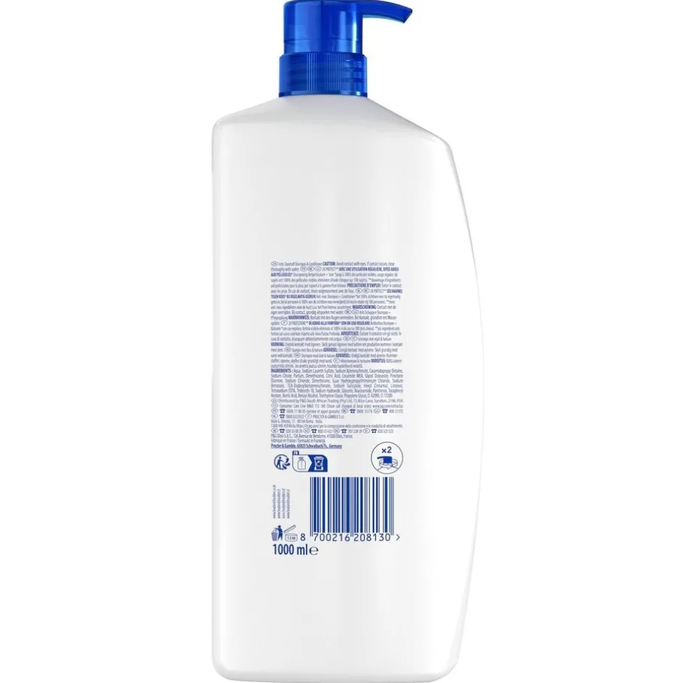 Head & Shoulders Classic Clean 2-in-1 Shampoo met Pomp