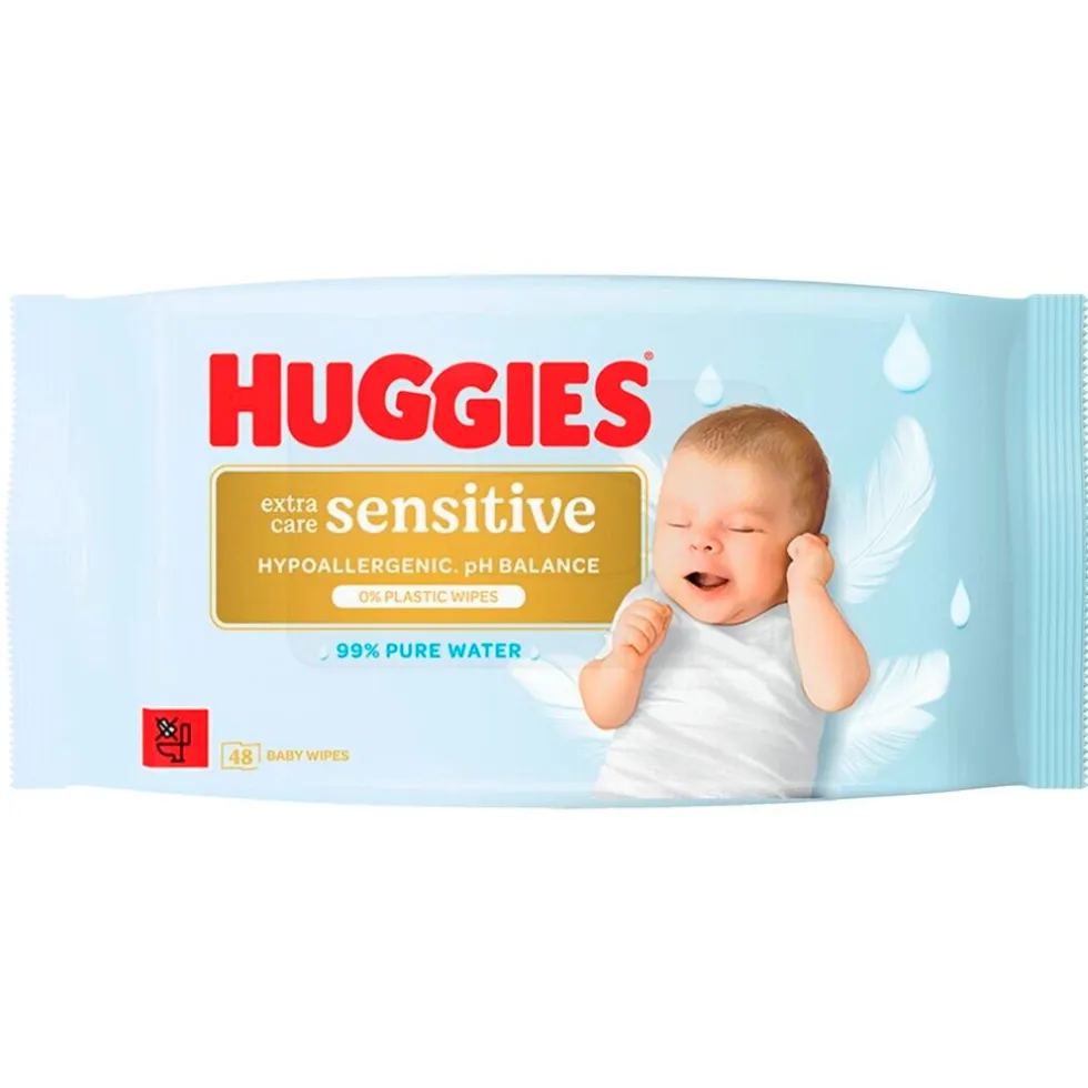 Huggies Extra Care Sensitive Babydoekjes