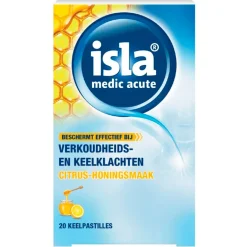 Isla Medic Acute Citrus-Honing Keelpastilles