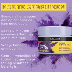 John Frieda Violet Crush For Blondes Purple Toning Masker