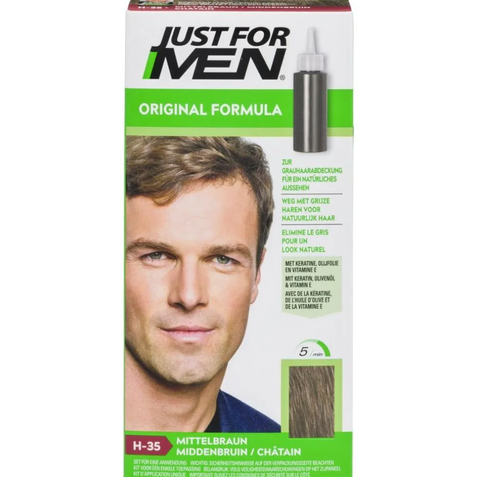 Just For Men Original Formula H-35 Middenbruin Haarkleuring