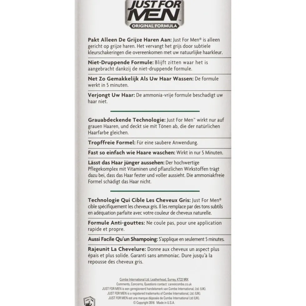 Just For Men Original Formula H-55 Zwart Haarkleuring