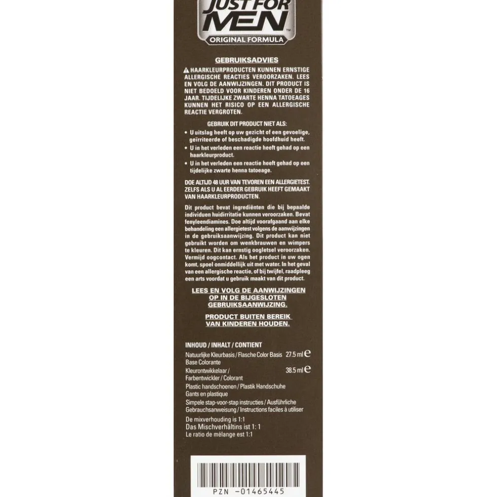 Just For Men Original Formula H-55 Zwart Haarkleuring