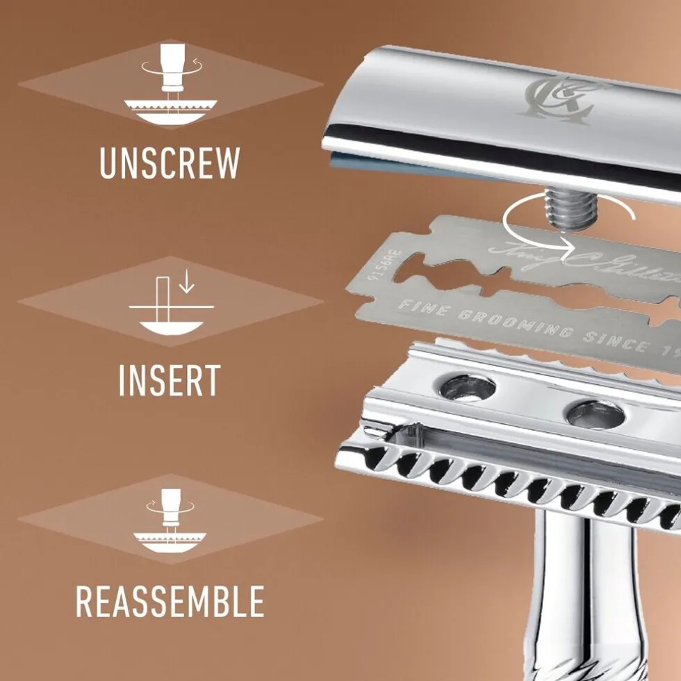 King C. Gillette Double Edge Safety Razor Scheerapparaat