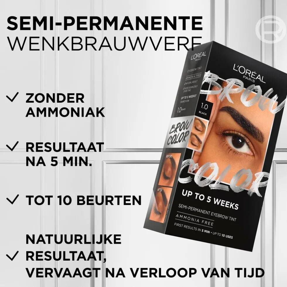 L'Oréal Paris 5.0 Brunette Brow Color Wenkbrauwverf