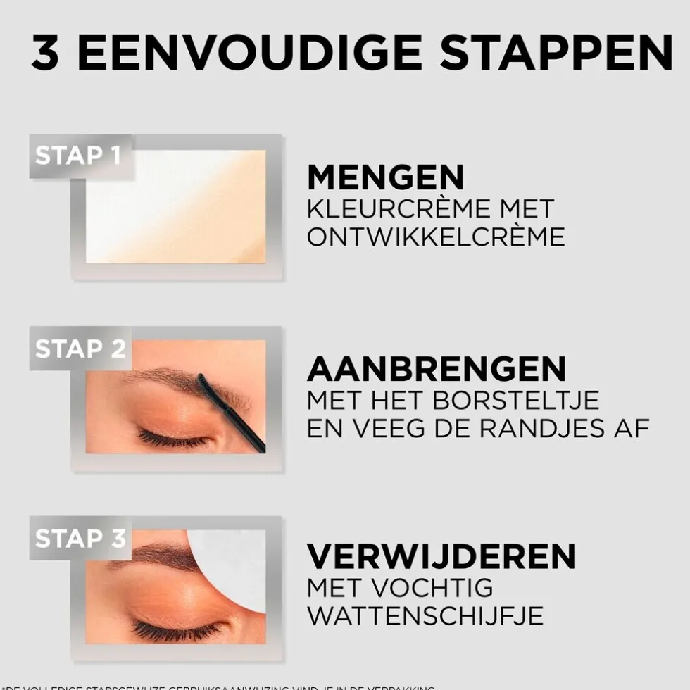 L'Oréal Paris 6.0 Light Brunette Brow Color Wenkbrauwverf