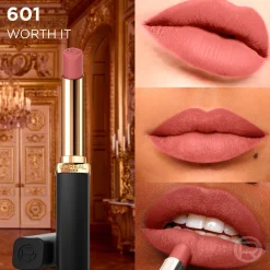 L'Oréal Paris Color Riche 601 Worth It Nude Intense Volume Matte Lippenstift