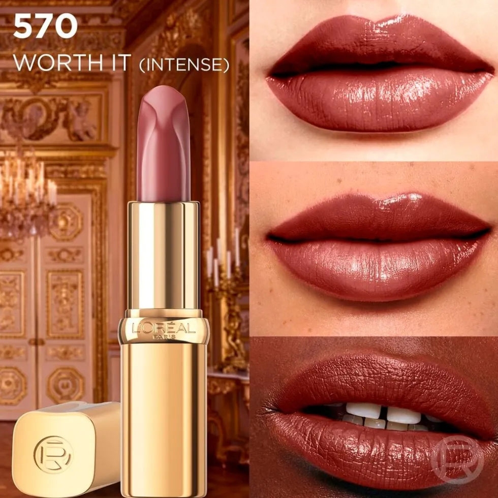 L'Oréal Paris Color Riche 570 Worth It Intense Satin Nude Lippenstift