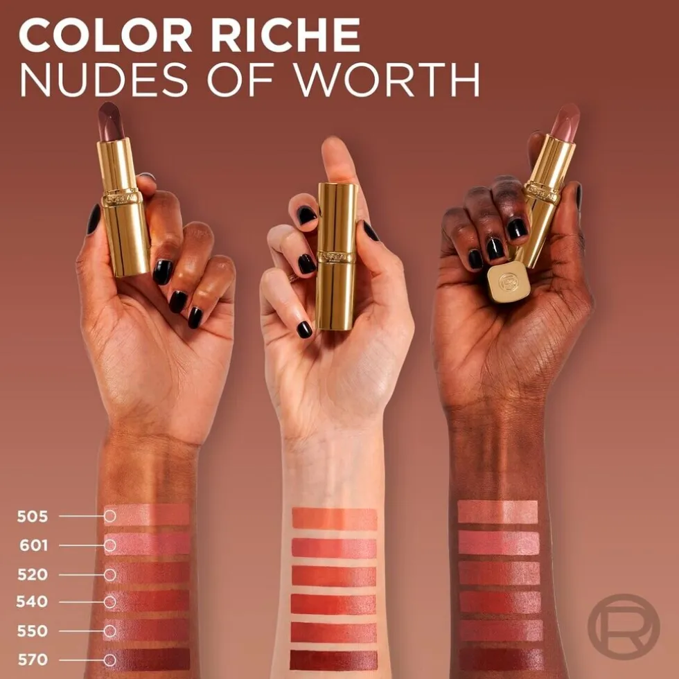 L'Oréal Paris Color Riche Nude Intense 635 Worth It Medium Satin Lippenstift