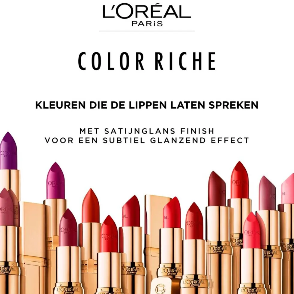 L'Oréal Paris Color Riche Nude Intense La Prune Satin Lippenstift
