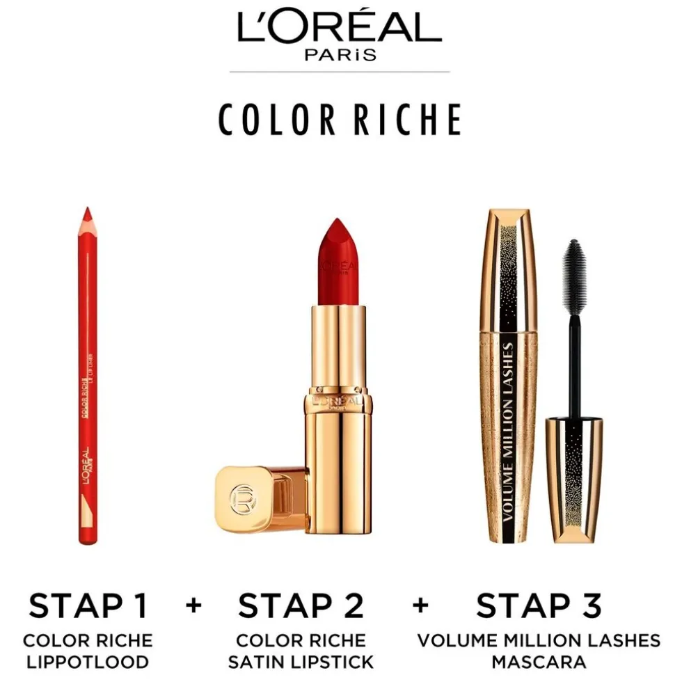 L'Oréal Paris Color Riche Nude Intense La Prune Satin Lippenstift