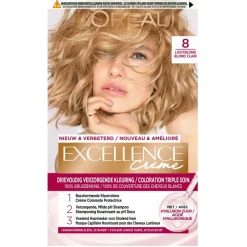 L'Oréal Paris Excellence Crème 8 Lichtblond Permanente Haarverf