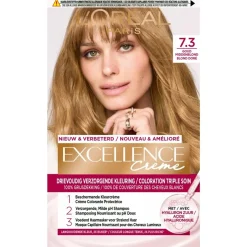 L'Oréal Paris Excellence Crème 7.3 Goudblond Permanente Haarverf
