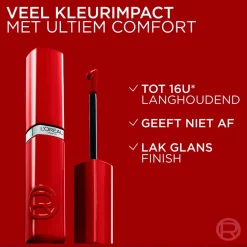 L'Oréal Paris Infaillible Laque Resistance 415 Red Bisou Lippenstift