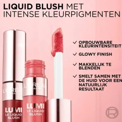 L'Oréal Paris Lumi Le Liquid 635 Worth It Blush