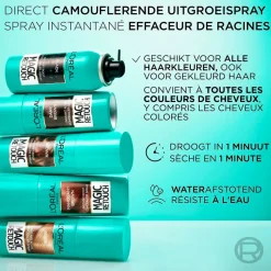 L'Oréal Paris Magic Retouch Middenbruin Camouflerende Uitgroeispray