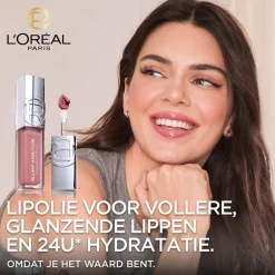 L'Oréal Paris Plump Ambition 650 Nude Macaron Hyaluronic Lip Oil