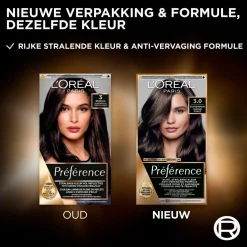 L'Oréal Paris Préférence 3 Donkerbruin Permanente Haarkleuring
