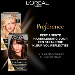L'Oréal Paris Préférence 4.15 Intens Diepbruin Permanente Haarkleuring