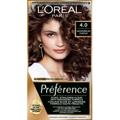 L'Oréal Paris Préférence 4 Middenbruin Permanente Haarkleuring