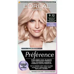 L'Oréal Paris Préférence Cool Blondes 9.12 Zeer Licht As Beigeblond Permanente Haarkleuring