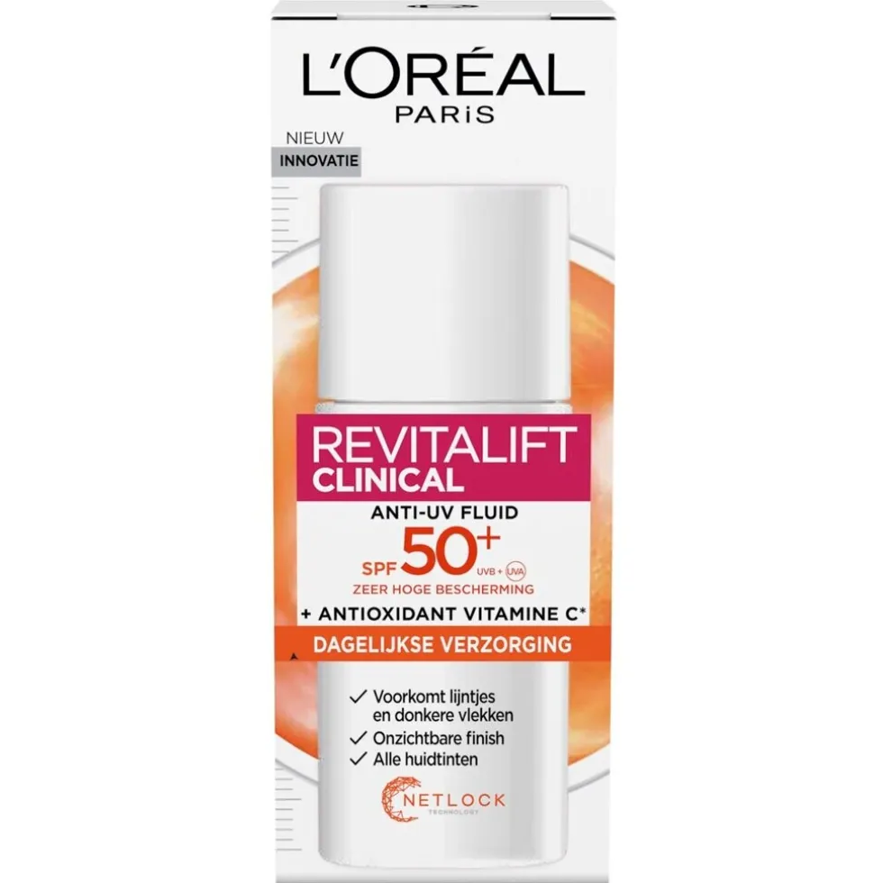 L’Oréal Paris Revitalift Clinical SPF50+ Vitamine C Anti-UV Fluid