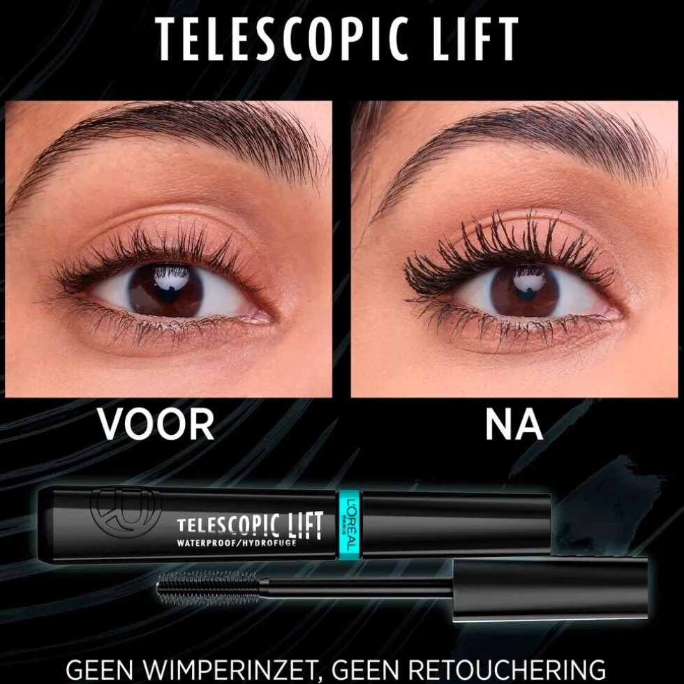 L'Oréal Paris Telescopic Lift Black Waterproof Mascara