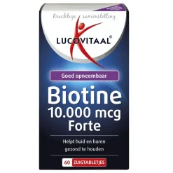 Lucovitaal Biotine Forte 10.000mcg Zuigtabletten