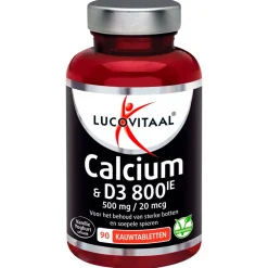 Lucovitaal Calcium & D3 800Ie Kauwtabletten