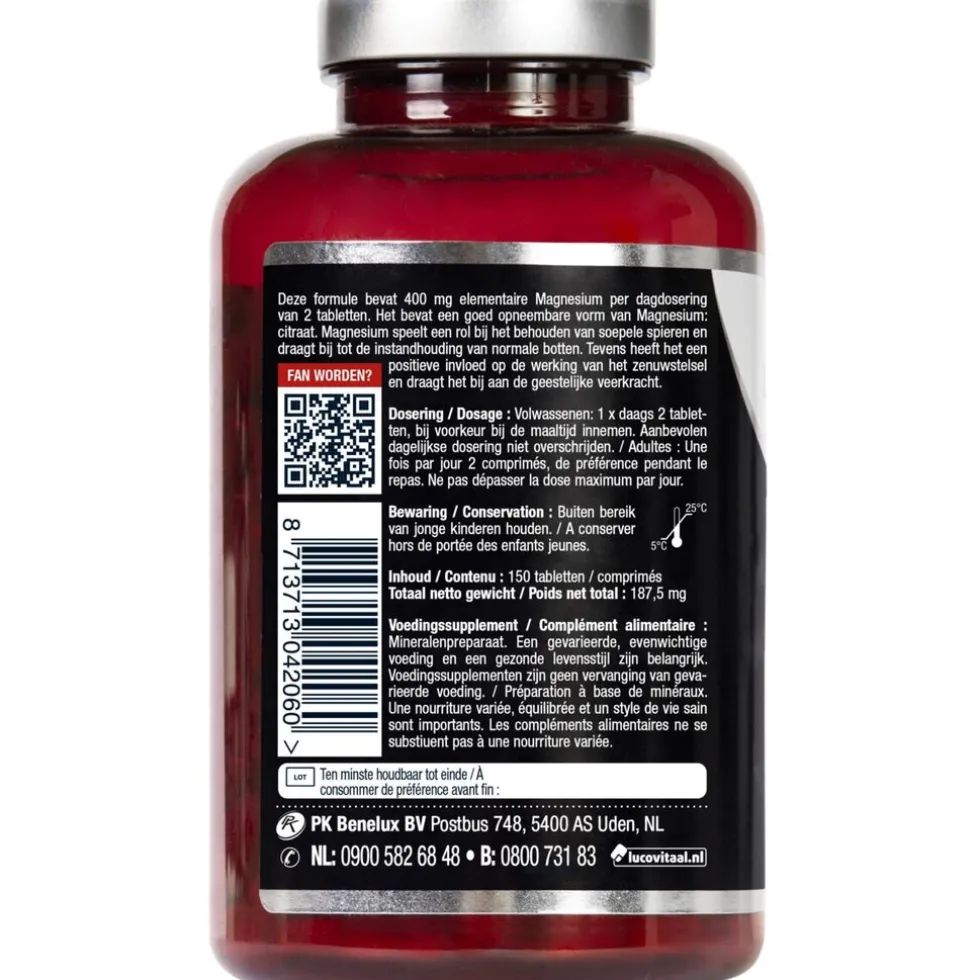 Lucovitaal Magnesium Citraat Tabletten