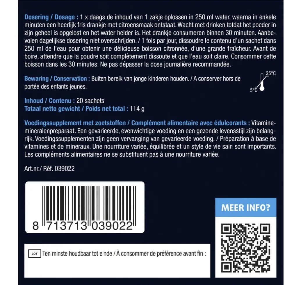 Lucovitaal Magnesium 400mg Forte Sachets