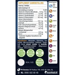 Lucovitaal Oesterkalk Calcium Vitamine D3 & K Tabletten